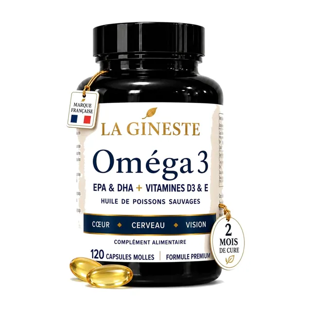 Omega 3 EPA DHA + Vitamins D3 and E – LA GINESTE
