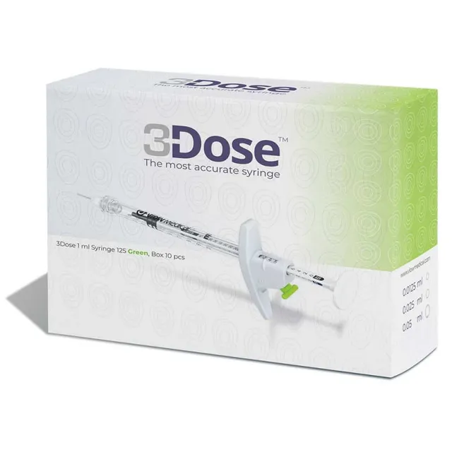 VLOW MEDICAL - Seringues 3DOSE à btx - Boîte de 10