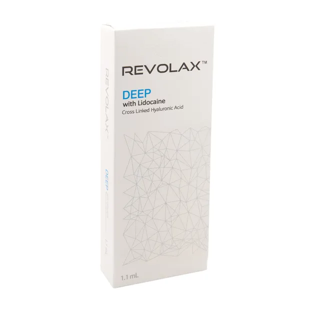 Revolax Deep Lidocaine : Dermal filler for Deep Wrinkles and Natural Volume | 1 syringe of 1,1ml
