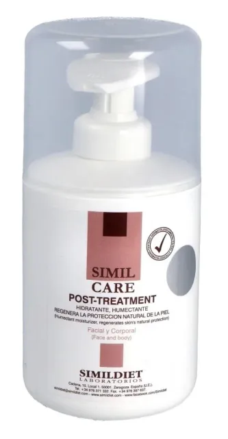SIMILDIET Post Peeling Simil-Care : Crème réparatrice post-traitement | Pot professionnel de 300 ml