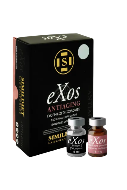 SIMILDIET EXOSOME ANTIAGE : Traitement Avancé de Régénération Cellulaire pour un Rajeunissement Visible | 3 flacons d'Exosomes lyophilisés et 3 flacons d'un diluant puissant