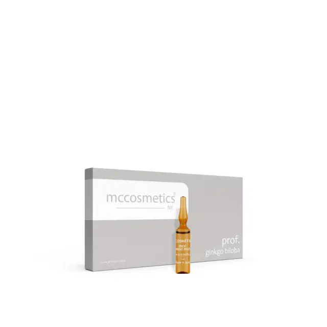 MCCOSMETICS Ginkgo Biloba Soluzione Anticellulite: Circolazione e Lipolisi | 10 Fiale da 2 ml