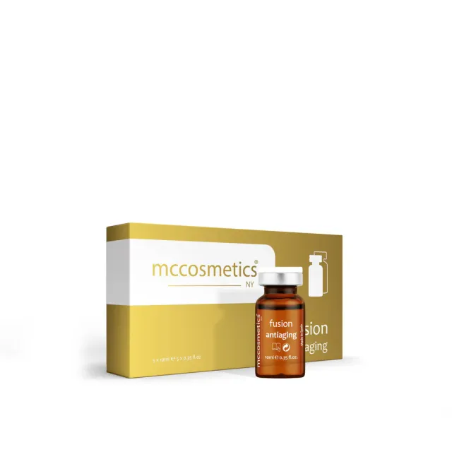 MCCOSMETICS FUSION ANTIAGING : Soin Injectable Anti-Âge pour Réduction des Rides et Hydratation Profonde | 5 flacons 10ml