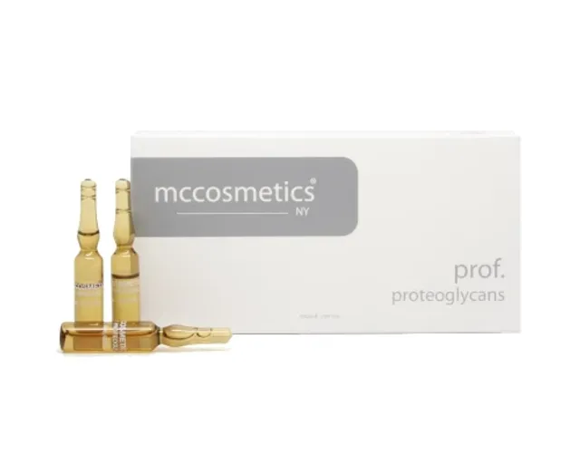 MCCOSMETICS Proteoglycans : Soin Mésothérapie Hydratant et Anti-Âge pour Fermeté et Élasticité de la Peau | 10 ampoules de 2 ml
