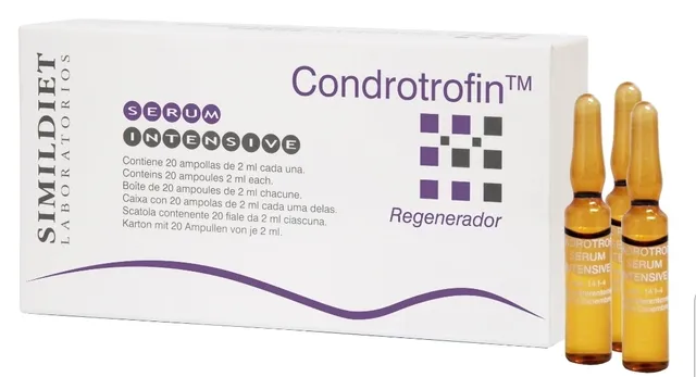 SIMILDIET Condrotrofin : Tratamiento inyectable para regenerar el cartílago y reducir el dolor articular | 20 ampollas de 2 ml