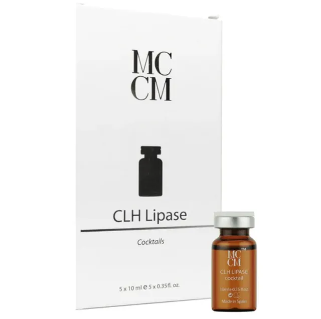 MCCM CLH Lipase : Traitement Lipolytique pour la Réduction des Graisses Localisées et le Remodelage Corporel | 5 Flacons de 10ml
