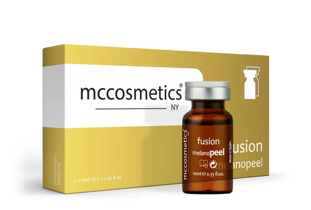 MCCOSMETICS FUSION MELANO : Solution dépigmentante intensive pour taches, teint irrégulier et éclat de la peau | 5 Flacons de 10 ml