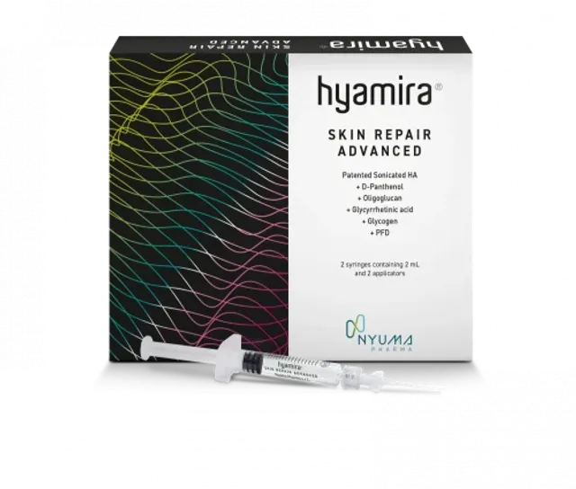 HYAMIRA Skin Repair Advanced: Soin Réparateur Intensif à l'Acide Hyaluronique | 2 Seringues de 1ml