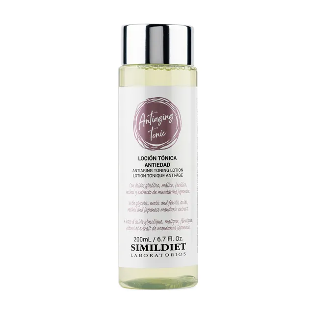 SIMILDIET Antiaging Tonic : Tonique Réjuvénant et Antioxydant pour le Visage | Flacon de 200ml