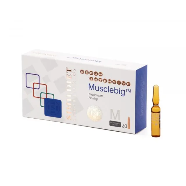 SIMILDIET MUSCLEBIG Sérum Intensif : Sérum Remodelant pour le Corps et le Visage | 20 x 2ml Ampoules