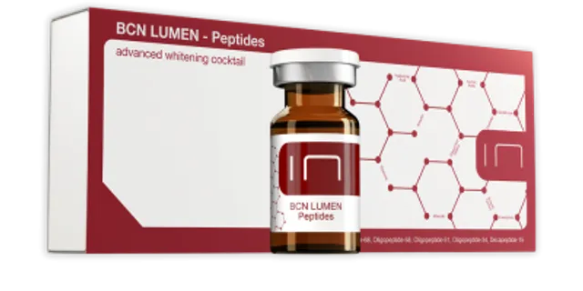 BCN LUMEN PEPTIDES : Cocktail despigmentante com péptidos biomiméticos para uma tez uniforme e luminosa | 5 Frascos de 5ml