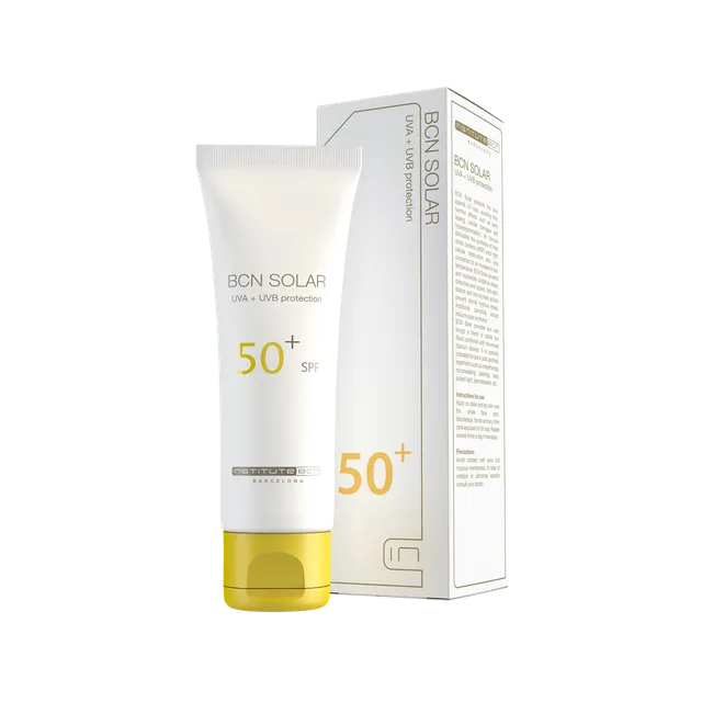 BCN SOLAR : Écran solaire prébiotique SPF 50+| Tube de 50ml