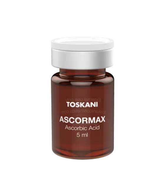 TOSKANI ASCORMAX : Solution à la Vitamine C (L-acide ascorbique) | 5 flacons de 5 ml