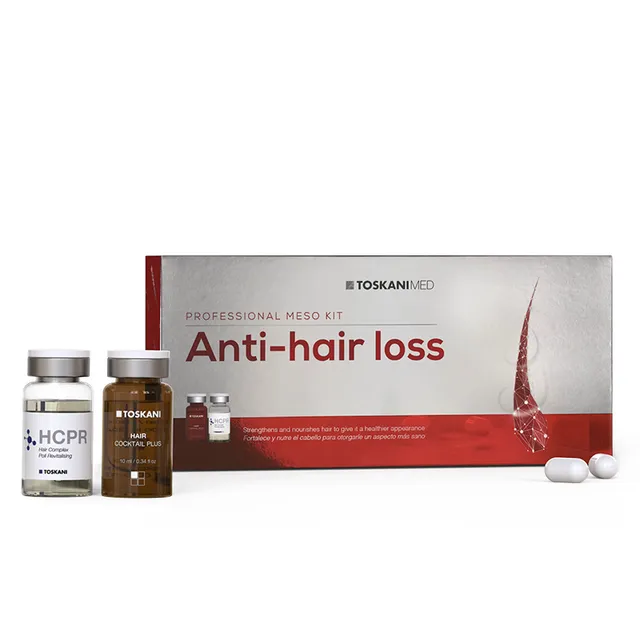 TOSKANI Meso Starter Kit Anti-Hair Loss : Soin  professionnel anti-chute | 3 x 10 ml + 2 x 5 ml