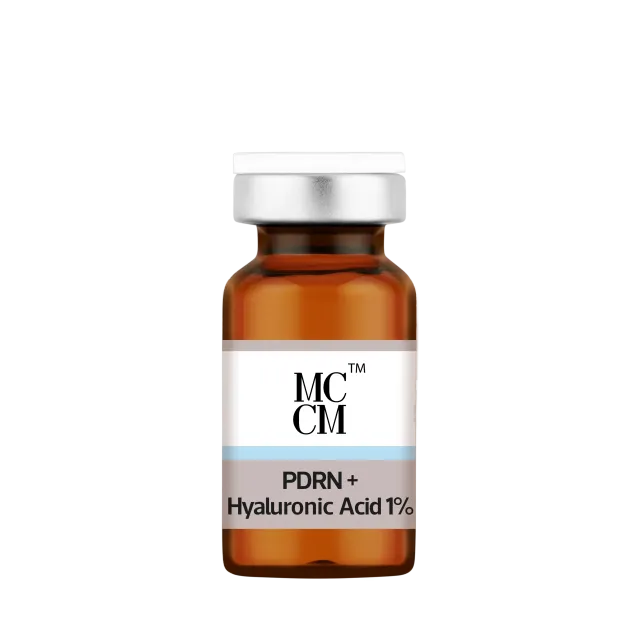 MCCM PDRN + Acido ialuronico 1%: Rigenerazione cellulare | 5 flaconi da 5 ml