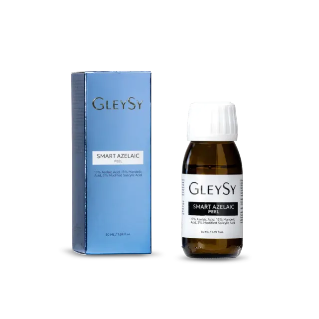 GLEYSY Smart Azelaic Peel avec Complexe hydratant Biomimétique | Flacon de 50ml