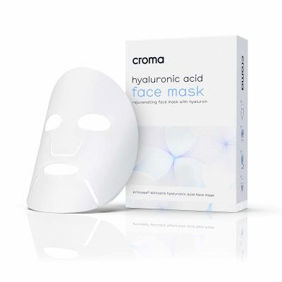 Máscara facial de ácido hialurónico da Croma ICv2 2 com escala 3