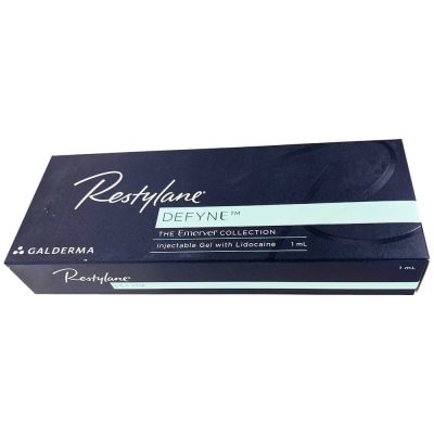Κουτί Restylane Defyne 1ml μπλε και μπλε του ουρανού