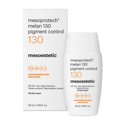 mesoprotech melan 10 50ml Flasche mit weißer und orangefarbener Schachtel