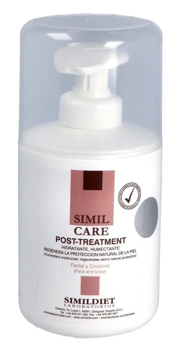 SIMILDIET Post Peeling Simil-Care : Crème réparatrice post-traitement | Pot professionnel de 300 ml