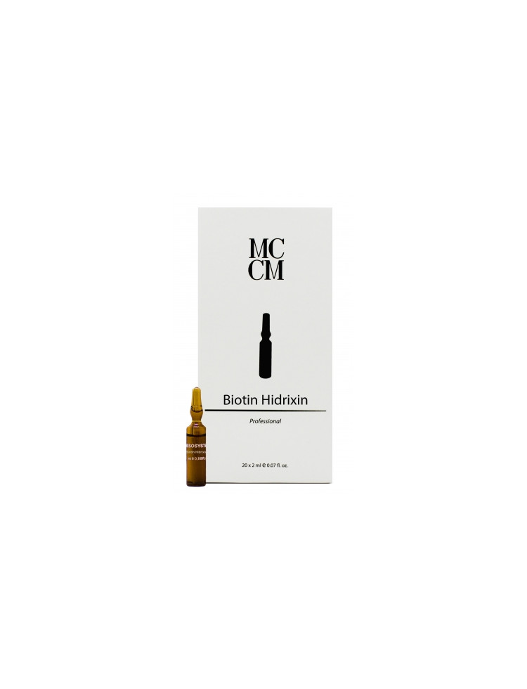 MCCM Biotin Hidrixin: rinforzante per pelle, capelli e unghie | 20 fiale da 2 ml