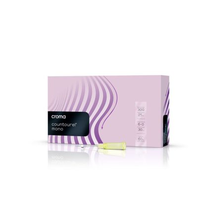 CROMA Countourel Tensor Fäden Mono 30G / 25mm : περίγραμμα ματιών, μέτωπο, λαιμός | 60 τεμάχια