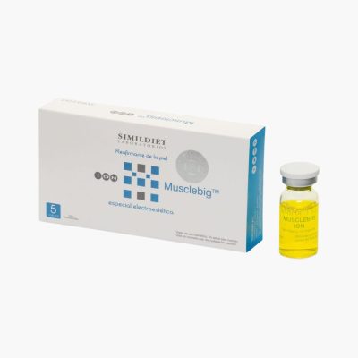 SIMILDIET Musclebig Ion Intensive : Tratamento Profissional para Tonificação Muscular e Redução de Gordura Localizada | 5 frascos de 10ml
