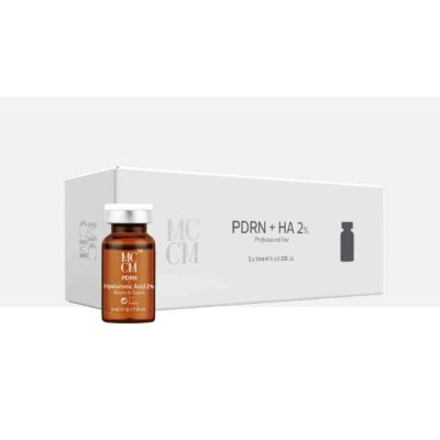 MCCM PDRN + Acide Hyaluronique 2% : Régénération Cellulaire et Hydratation Intense | 5 Flacons de 5ml