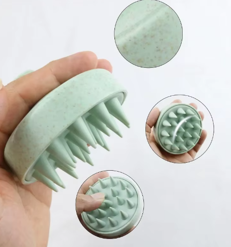 Cepillo de silicona para masaje del cuero cabelludo: estimulación y relajación capilar óptimas - Imagen 2