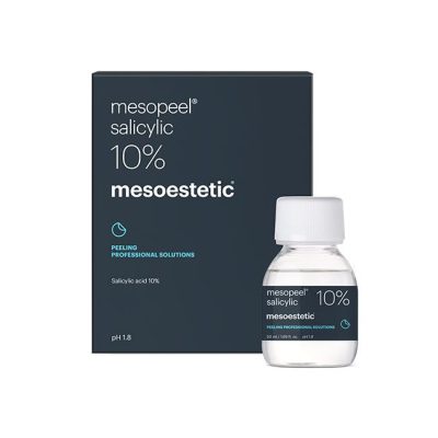 MESOESTETIC Mesopeel Salicylic Acid 10% : Επαγγελματικό απαλό peeling για μικτό έως λιπαρό δέρμα 50 ml φιάλη + εξουδετερωτής