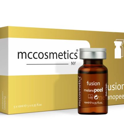 MCCOSMETICS FUSION MELANO : Solution dépigmentante intensive pour taches, teint irrégulier et éclat de la peau | 5 Flacons de 10 ml