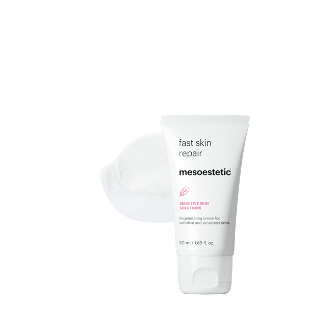 Mesoestetic Fast Skin Repair: Creme reparador intensivo para pele irritada ou sensibilizada | Tubo de 50 ml