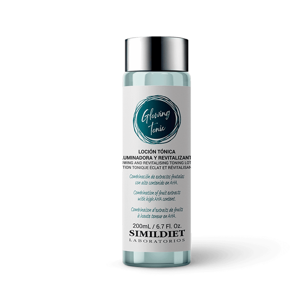 SIMILDIET Glowing Tonic: Loção Iluminadora e Revitalizante, Frasco de 200 ml