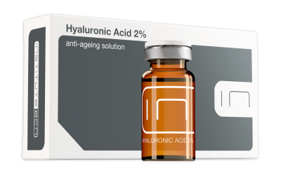 BCN Ácido Hialurônico 2%: Ácido hialurónico não reticulado para uma hidratação intensa e revitalização da pele | 5 frascos de 3 ml
