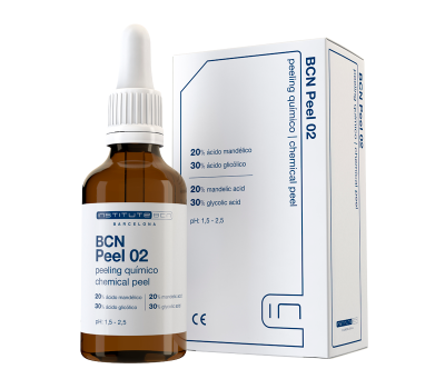 BCN PEEL 02 : Peeling anti-età con acido mandelico per rughe, cedimenti e luminosità | Flacone da 50ml