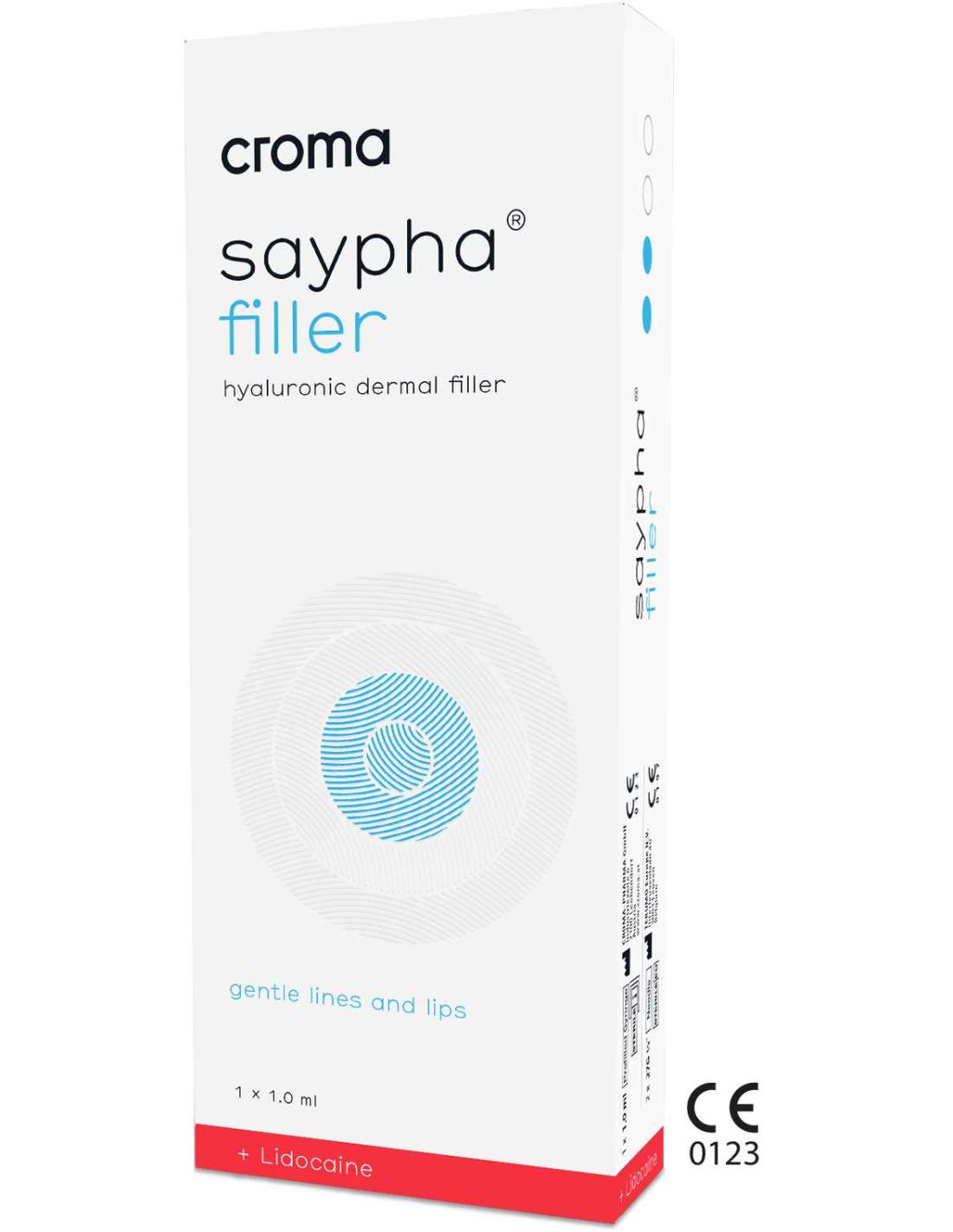 CROMA (Ex Princess) Saypha Filler Lidocaine : Solution idéale pour combler les rides et restaurer le volume | 1 seringue de 1ml