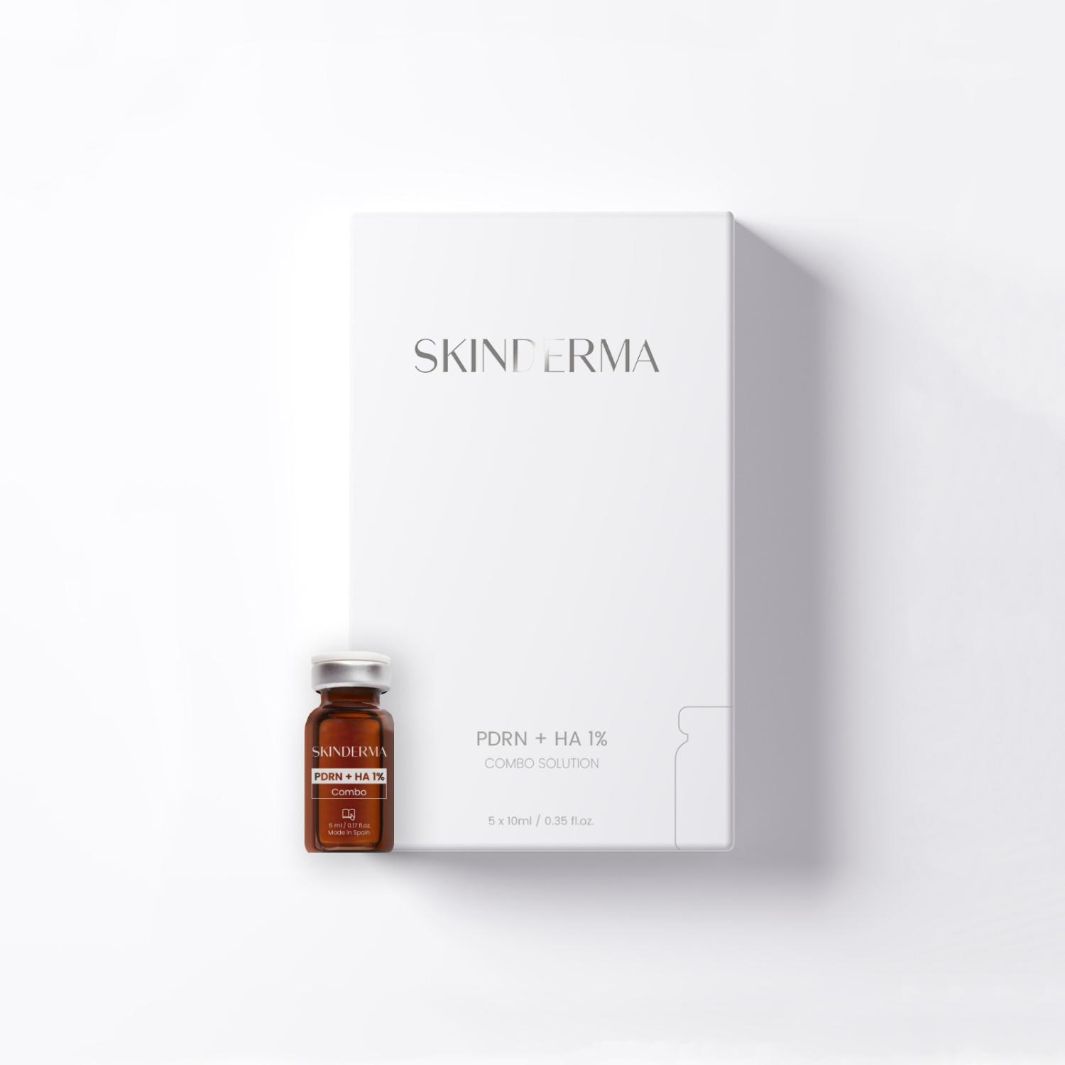 SKINDERMA PDRN + Acide Hyaluronique 1 % | 5 Flacons de 5ml