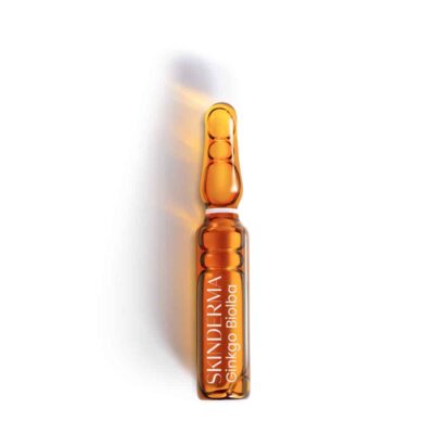 SKINDERMA Ginkgo Biloba: Fiale per viso e corpo | 20 fiale da 2 ml