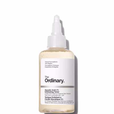 THE ORDINARY Glycolic Acid 7% Exfoliating Toner : Tonique Exfoliant AHA | Flacon de 240 ml